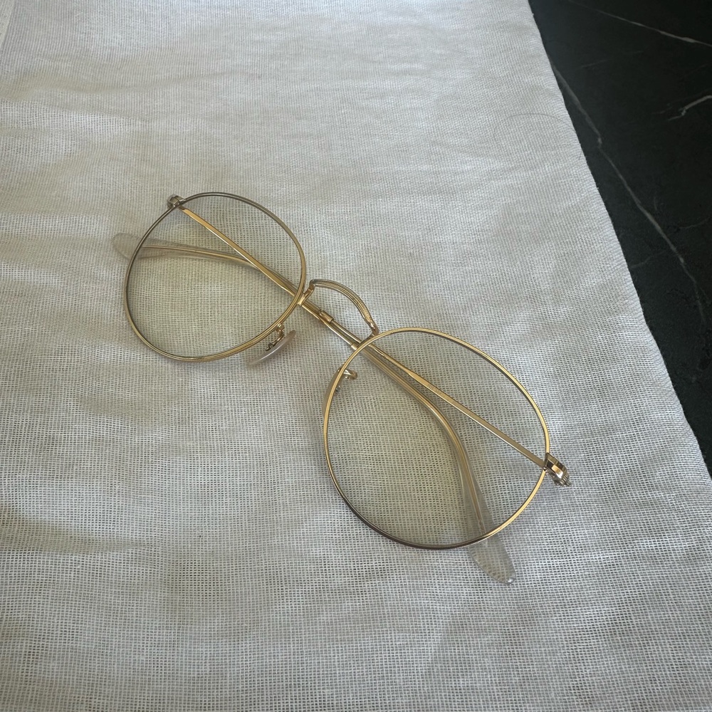 Gold Round Glasses rayban